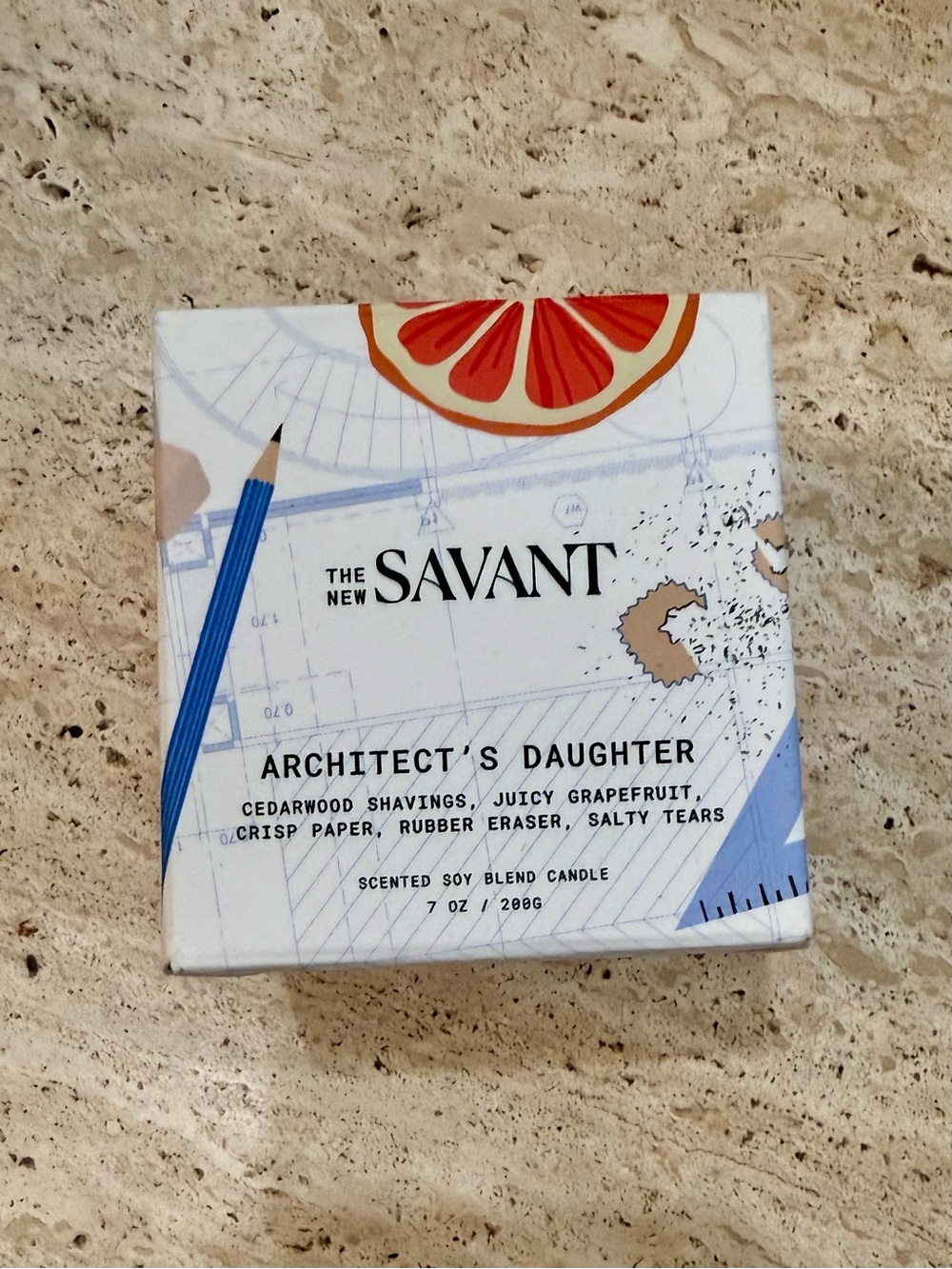 ✏️🕯️✨Architect's Daughter Candle: Cedarwood, Salt, Grapefruit, Orange Blossom 🍊 - Picture 9 of 12